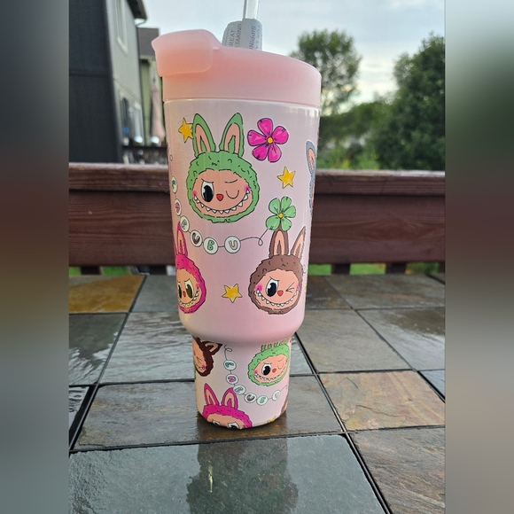 Handmade Other - Pink Labubu Theme Tumbler 40oz